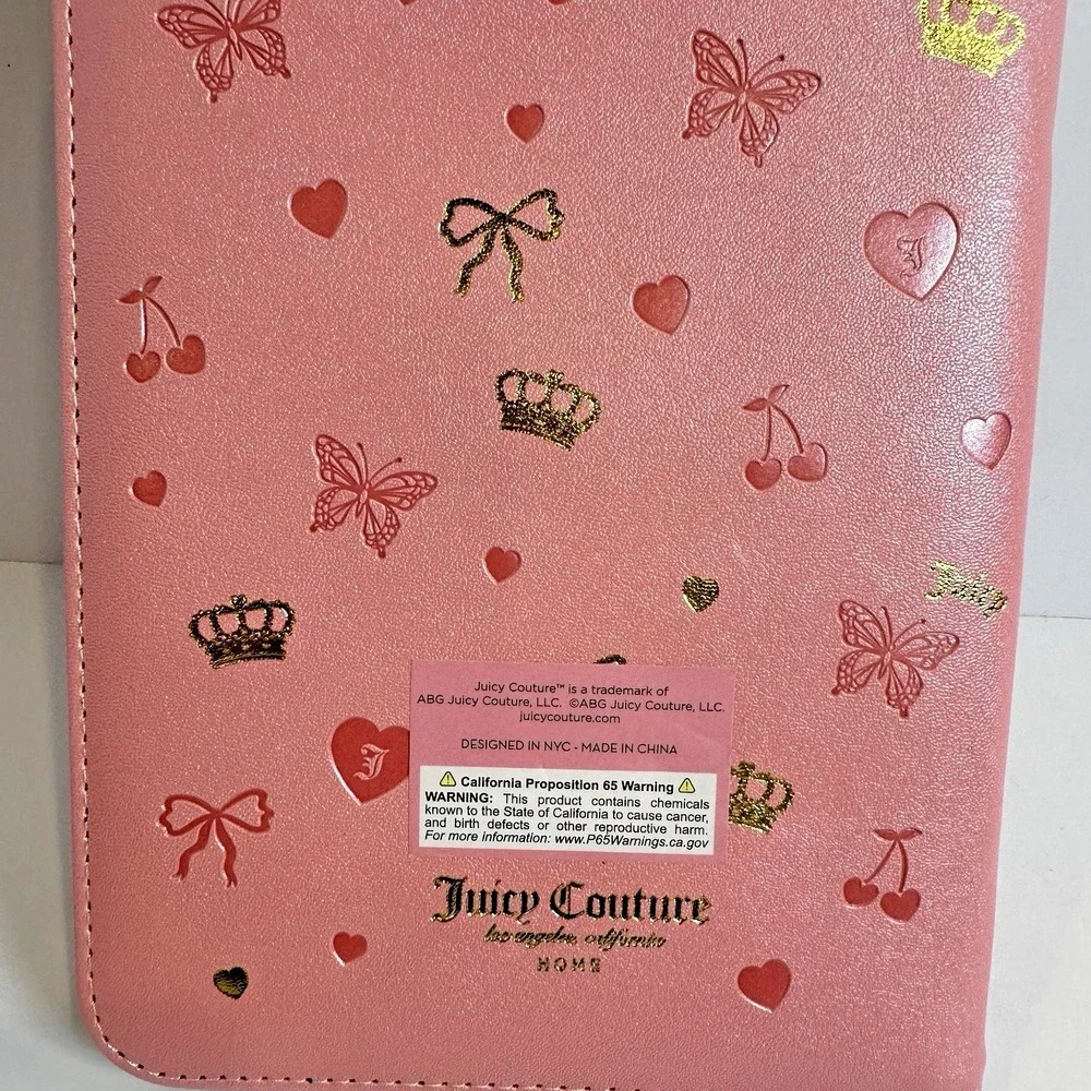Juicy Couture 2026-2027 Zip Planner Journal Gold Crown Pen 18 Month New